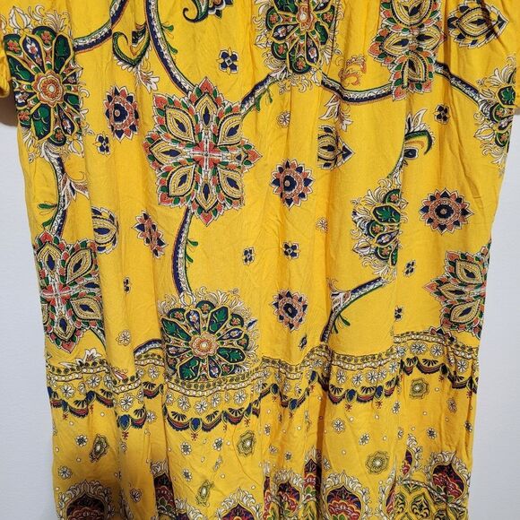 Sangria Kids Yellow Floral Embroidered Dress 14-15yrs - Picture 4 of 10